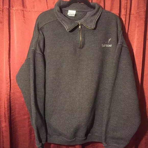 Luxor Pyramid Creations Men's Sweater Size XL Gray - Picture 1 of 7